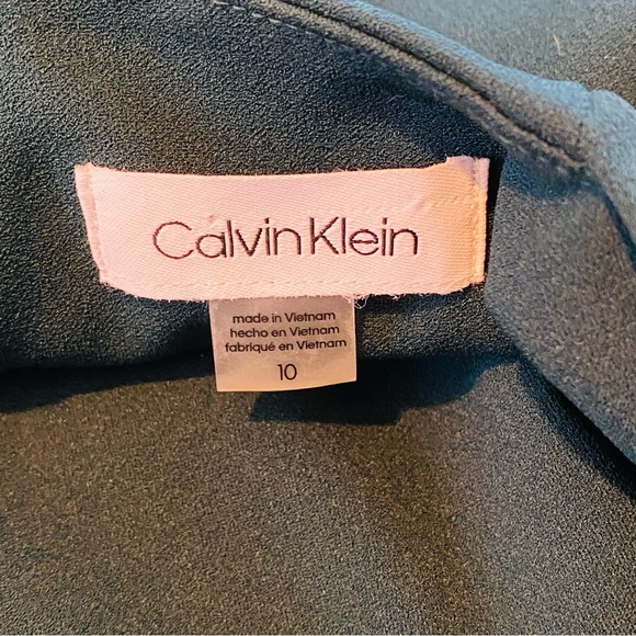 Calvin Klein Ruffle Shoulder Sheath Professional Dress - Picture 9 of 9